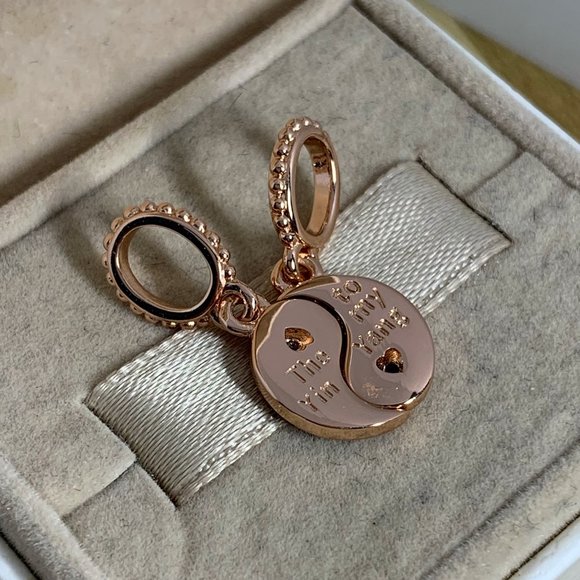 Pandora Splittable Yin & Yang Sparkling Dangle Charm - Picture 6 of 12